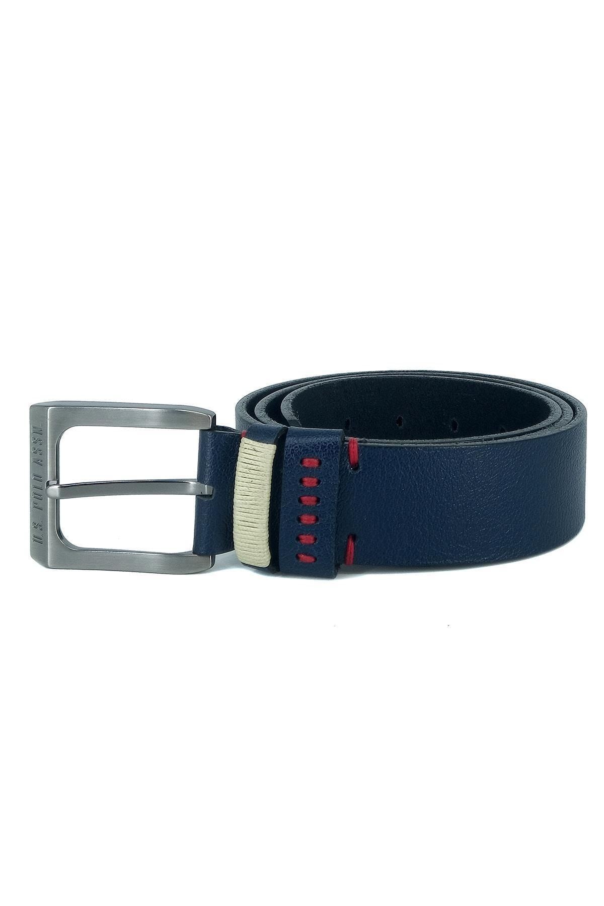 U.s. Polo Assn. Hakiki Deri Erkek Kemeri Lacivert