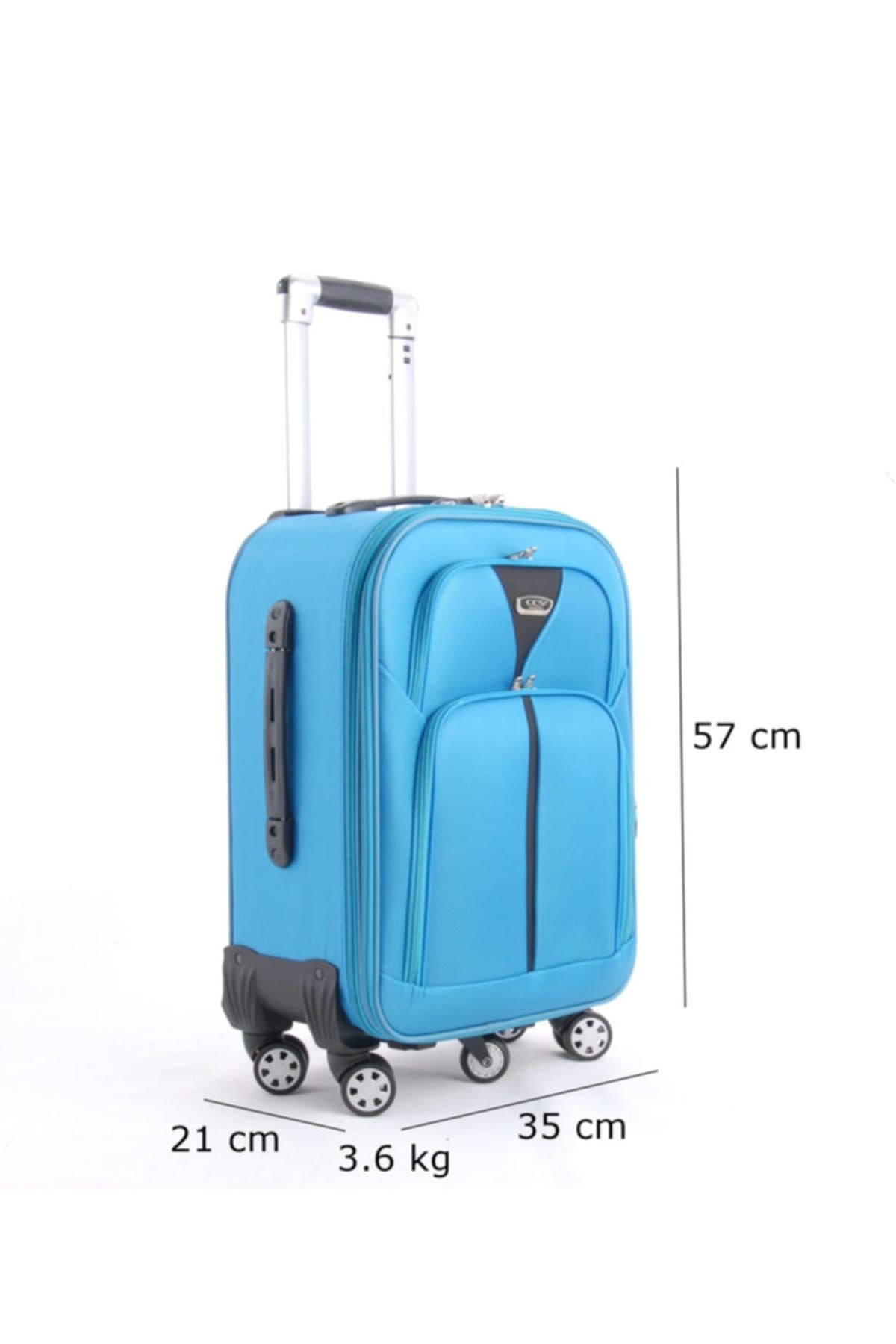 Mavi Unisex Kabin Boy Valiz Ccs089Kabınmavı