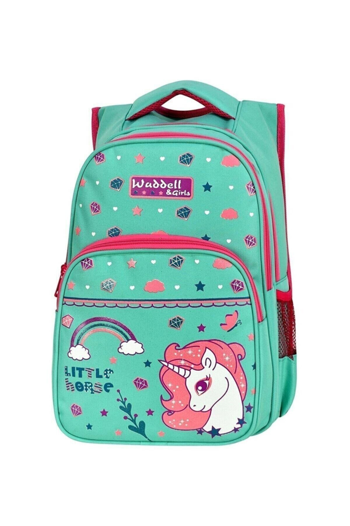Little Horse Baskılı Ilkokul Çantası Beslenme Çantası