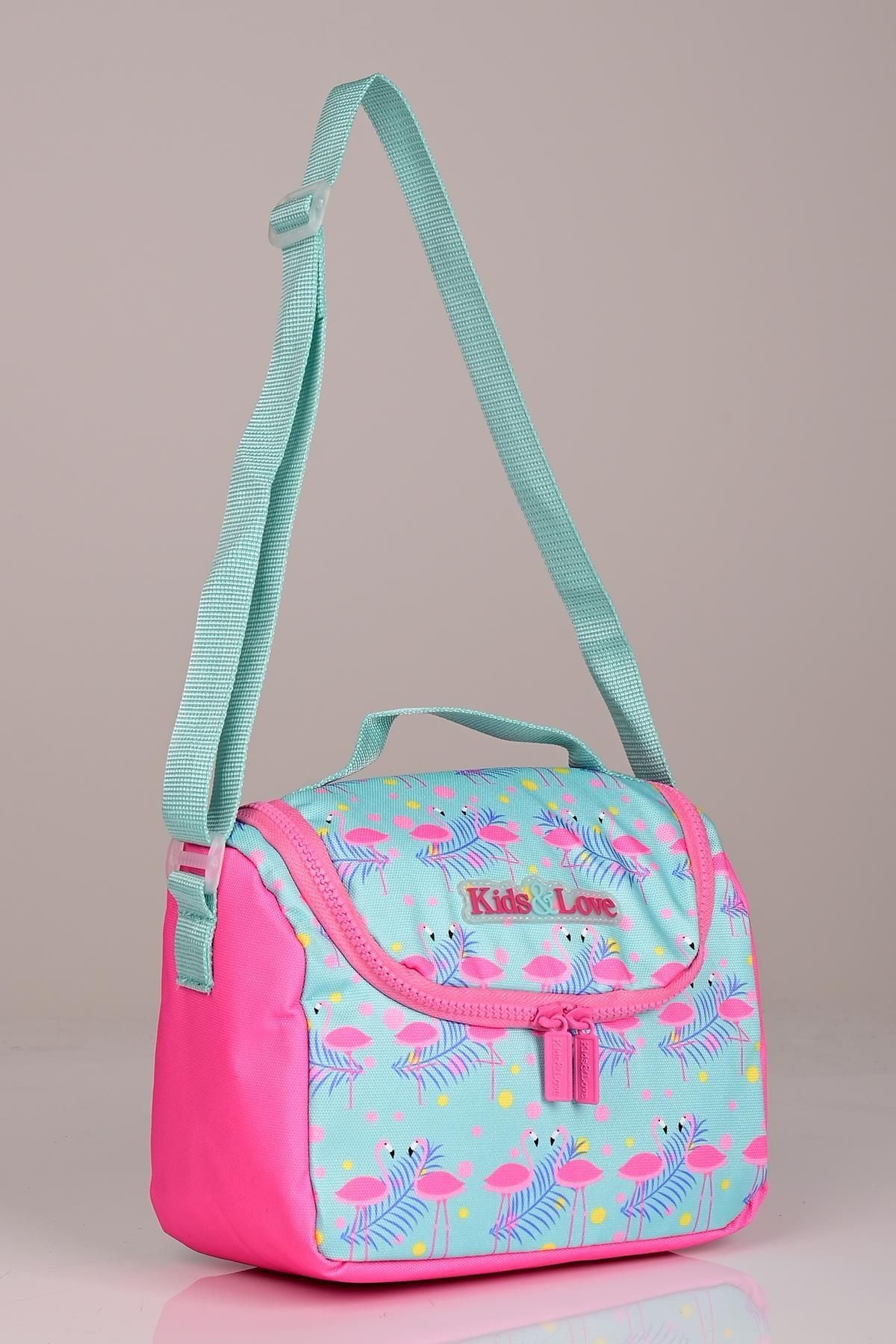 Kıds&Love L5077 Sweet Flamingo Okul Sırt Çantası Beslenmeli Set