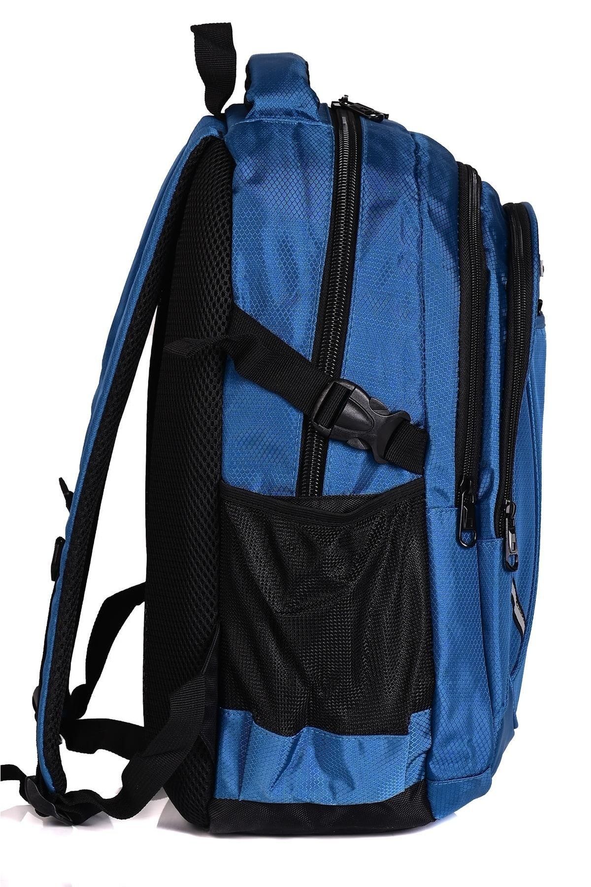 51175 Geniş Hacimli Sırt Çantası Mavi