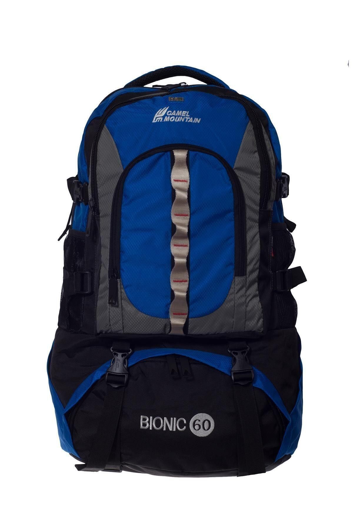 Erkek Outdoor Sırt Çantası 40125 - 60 Lt Mavi