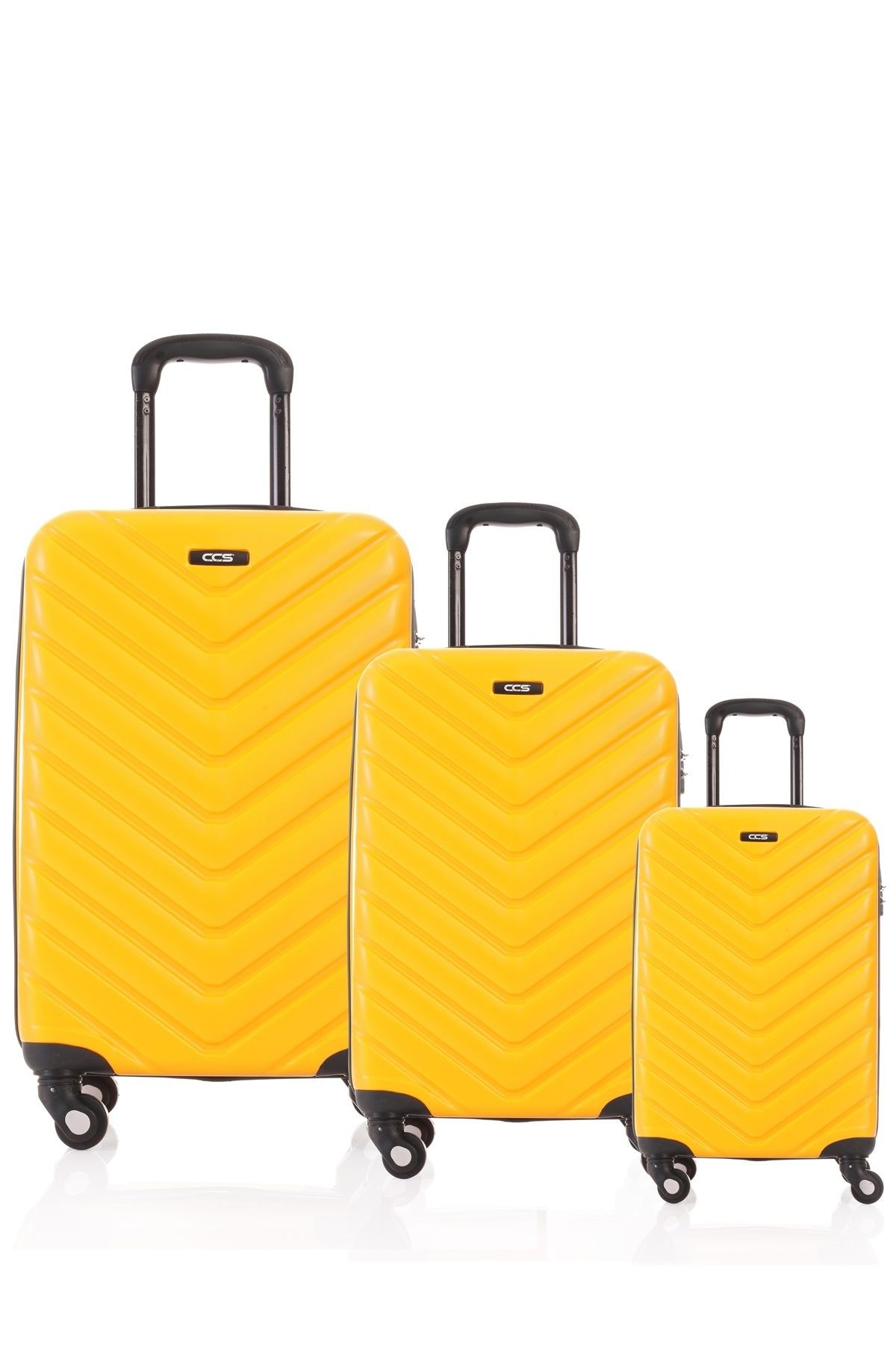 5175 Abs Kabin, Orta ve Büyük Boy 3'lü Valiz Seti