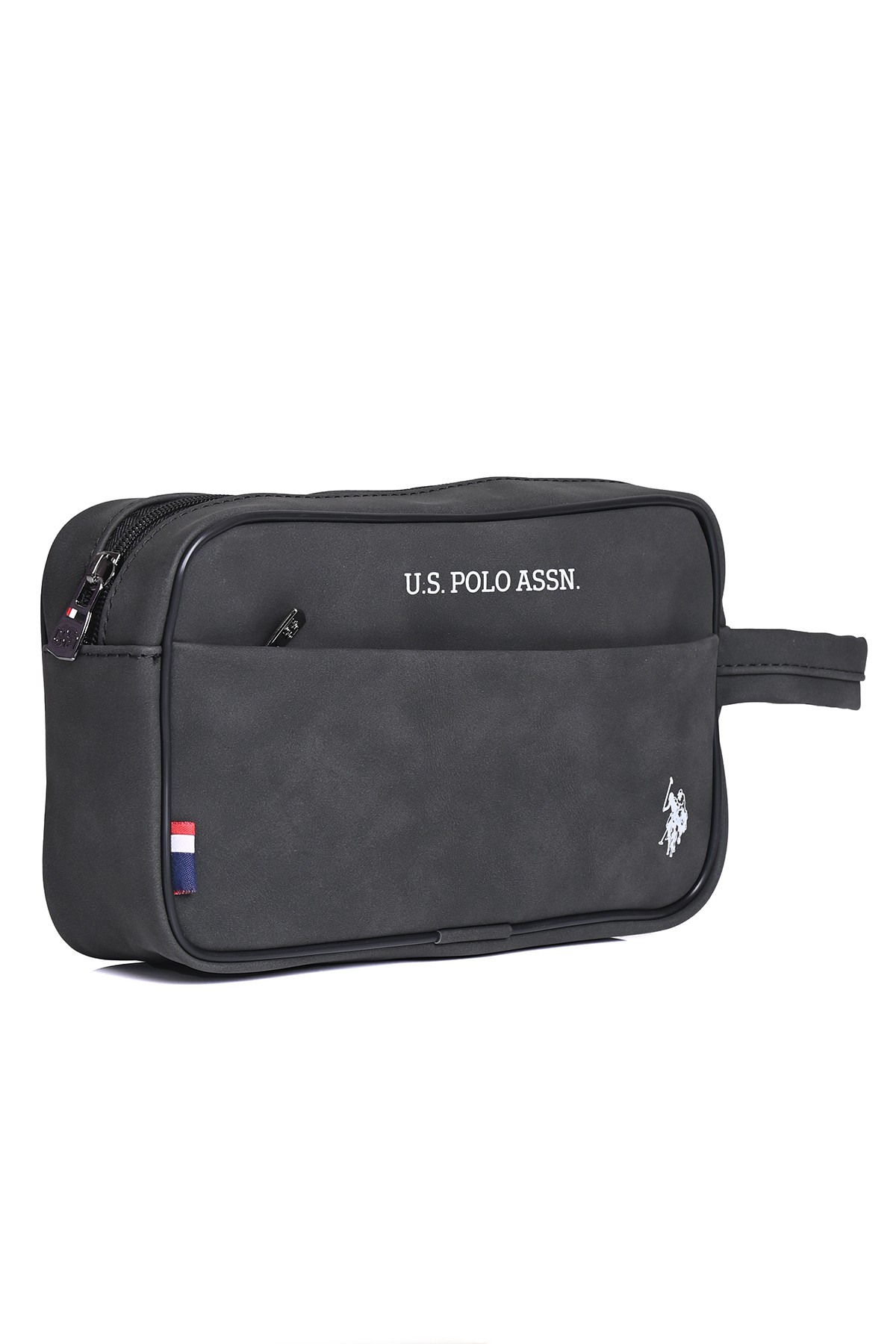 U.S. Polo Assn. Pltrs25005 Antrasit Erkek El ve Traş Çantası – Suya Dayanıklı, Şık ve Pratik Tasarım