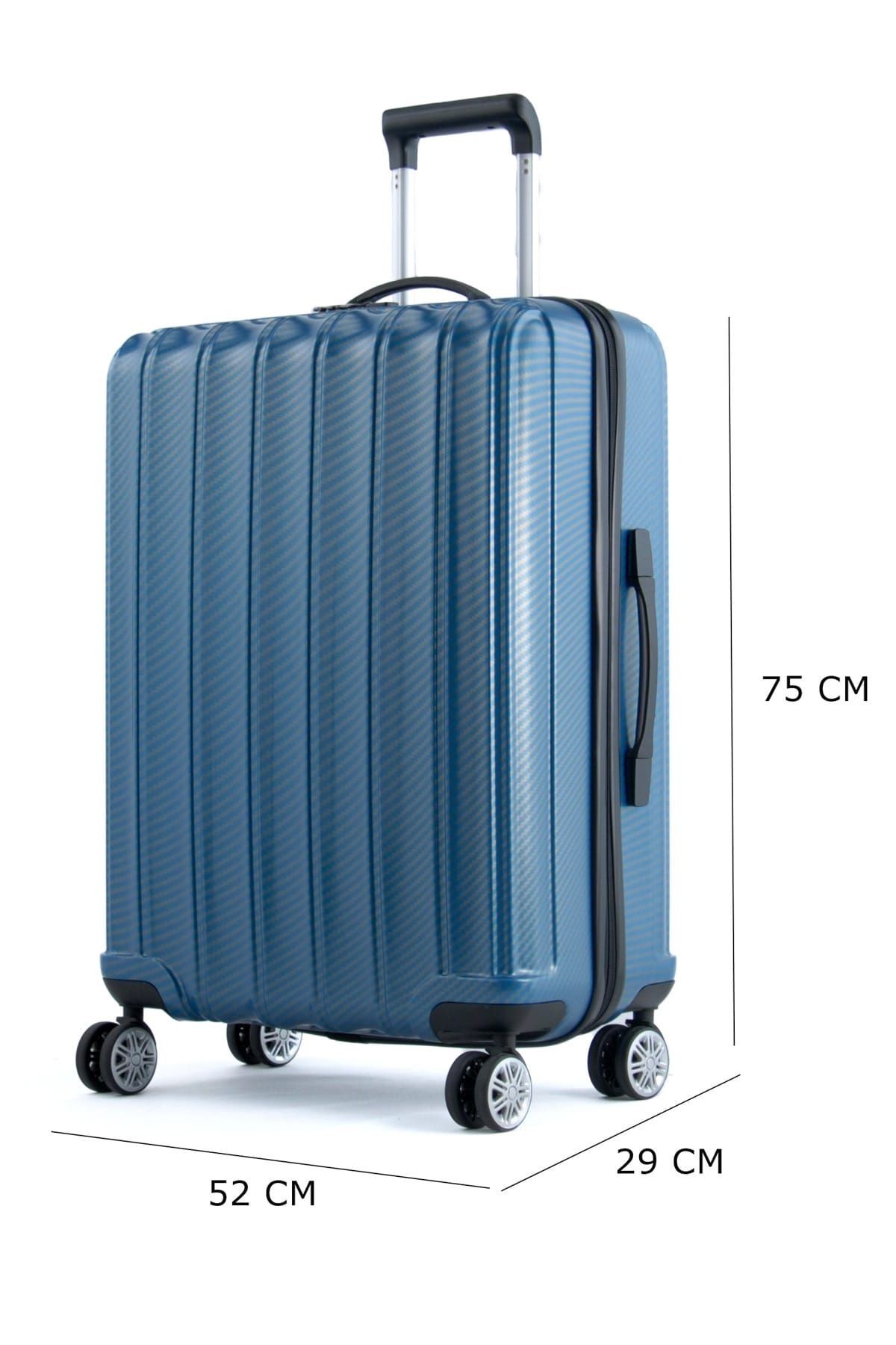 Mavi Unisex Büyük Boy Valiz Mcsv208Buyuk