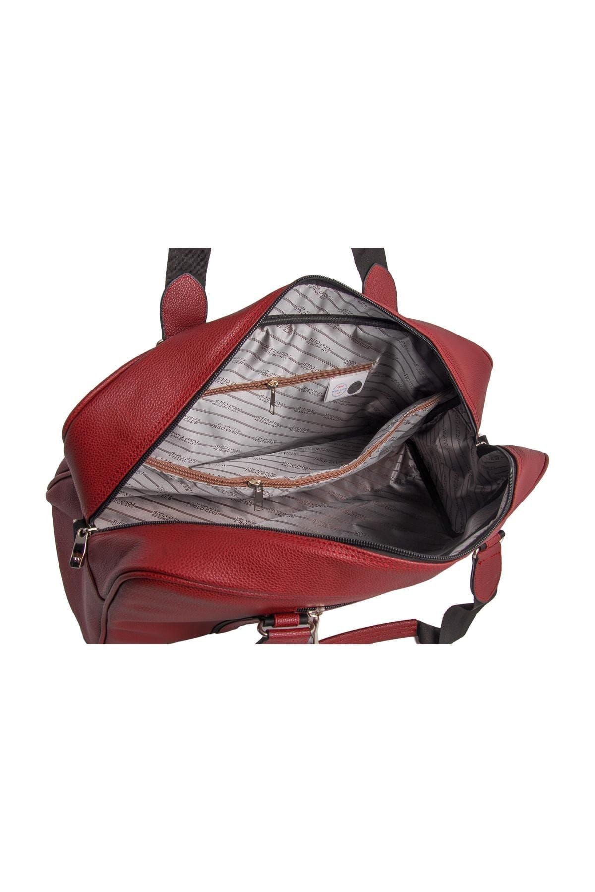 Bordo Unisex Çocuk Spor Çantası losangelespoloclub6732bordo