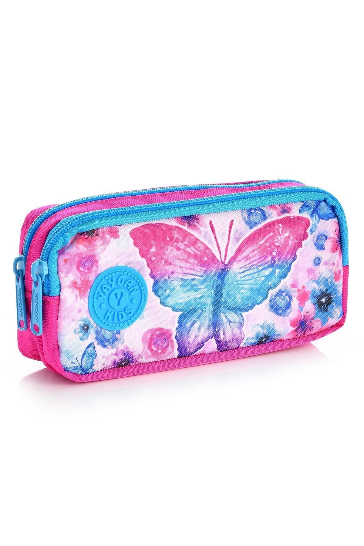 Kids 14378 Okul Sırt Çantası 3'lü Set Pembe