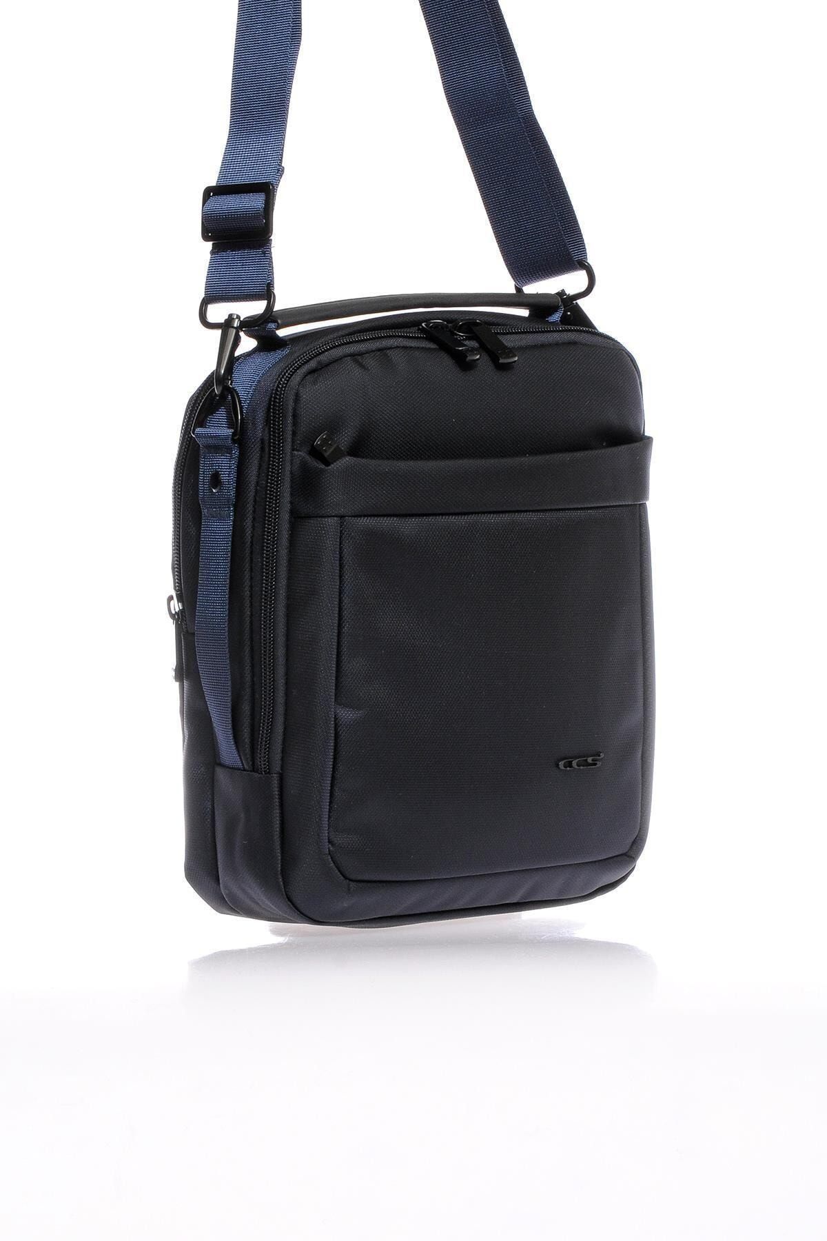 Lacivert Erkek Çapraz Laptop & Evrak Çantası