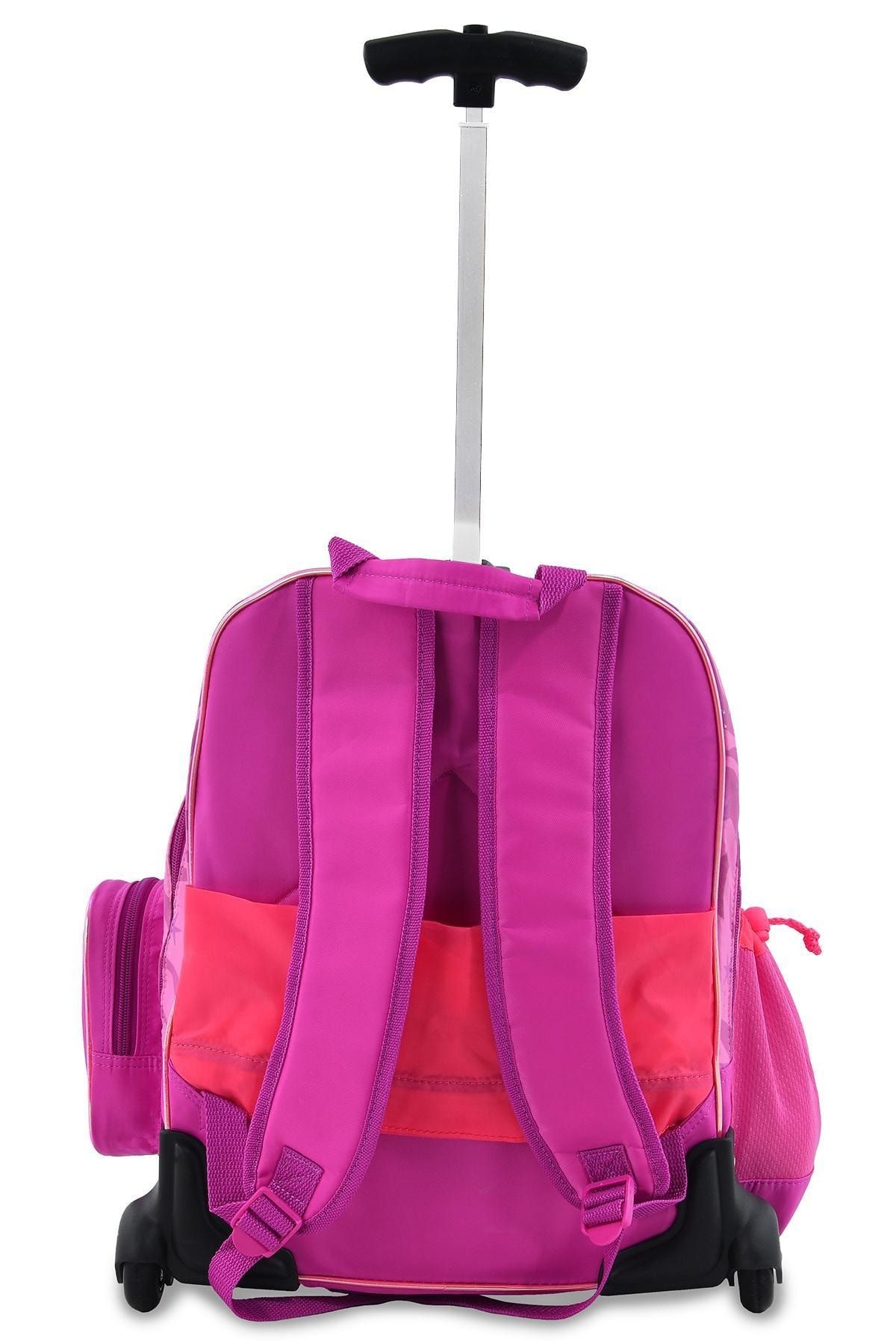Pembe Kız Çocuk Okul Çantası bratztekerleklıokul047