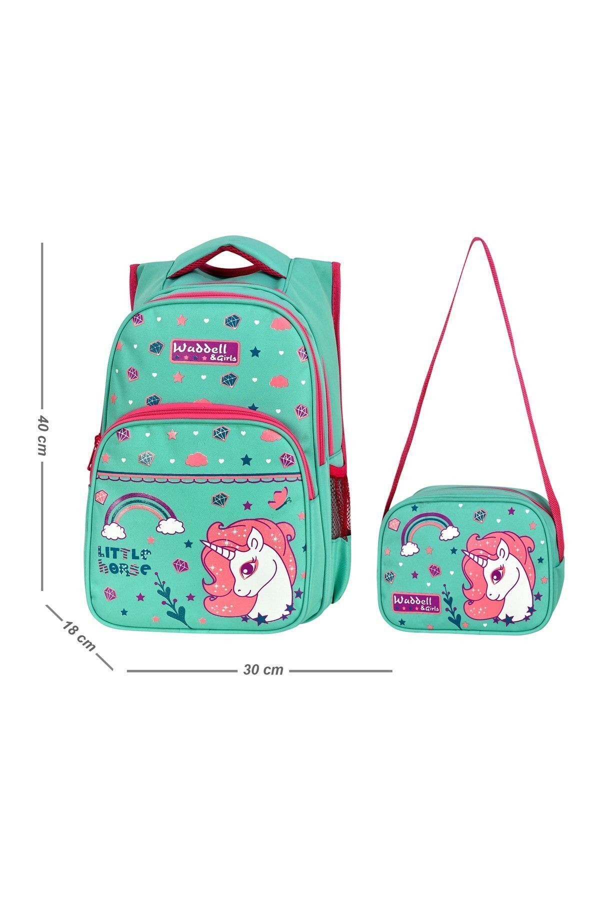 Waddell Little Horse Ilkokul Çantası Beslenme Çantalı