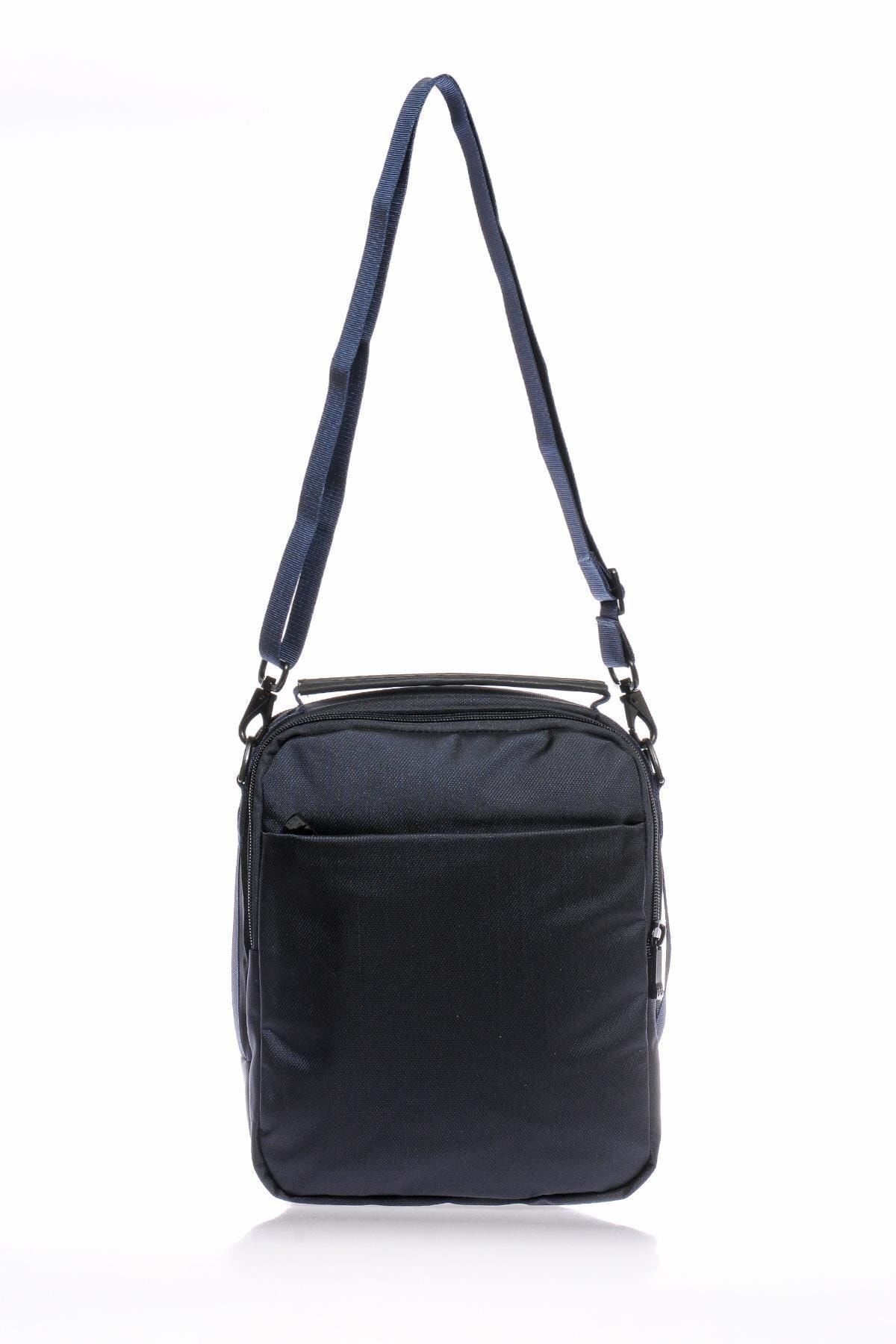 Lacivert Erkek Çapraz Laptop & Evrak Çantası