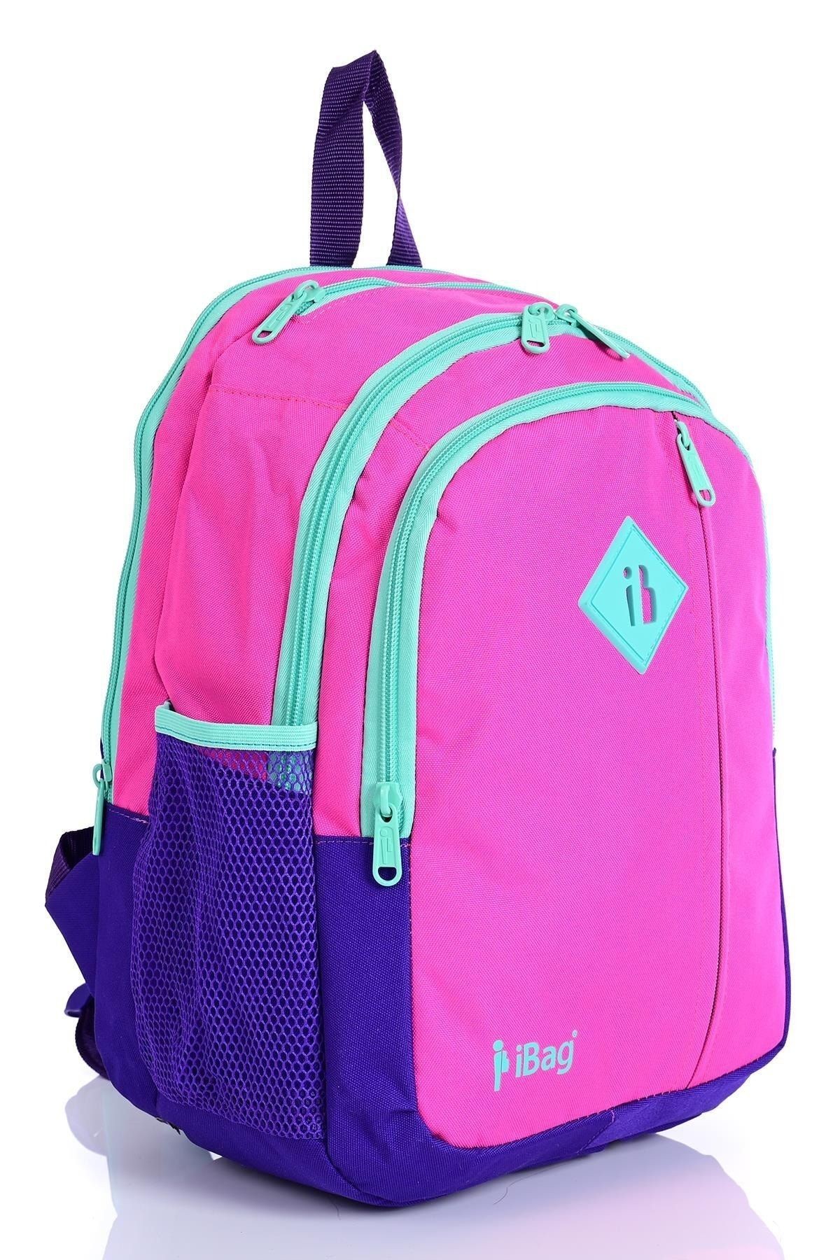 Ibag 14341 Okul Sırt Çantası 3' Lü Set Pembe