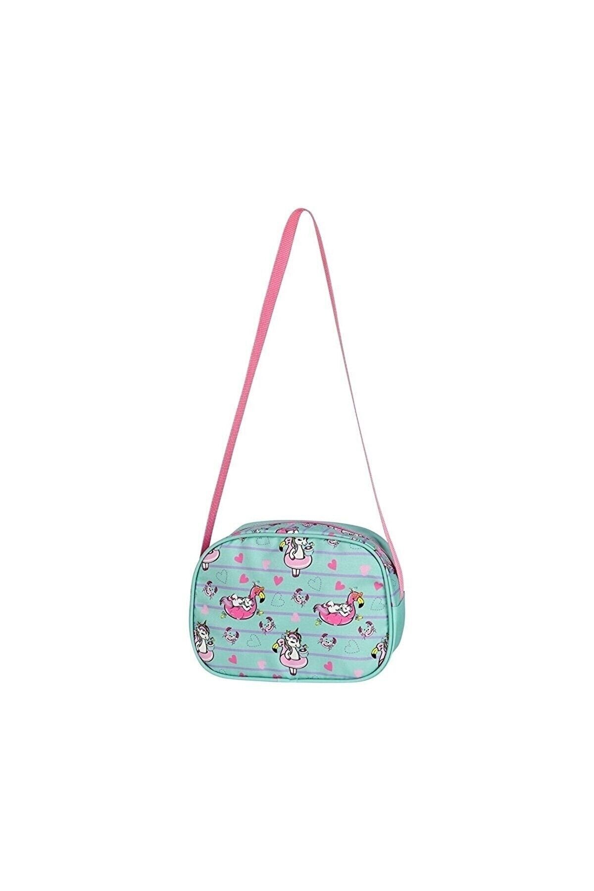 Kids Oval Turkuaz Unicorn Ilkokul Ve Beslenme Çantası - 5050