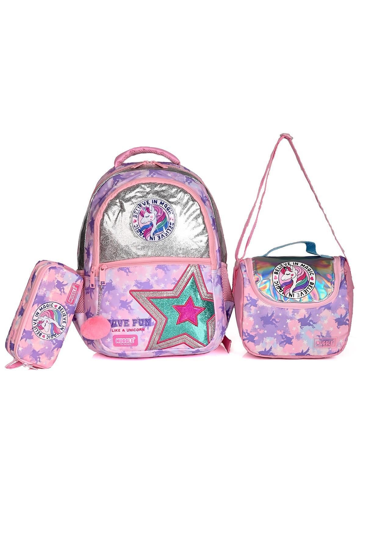9029 Stars Okul Sırt Çantası 3'Lü Set