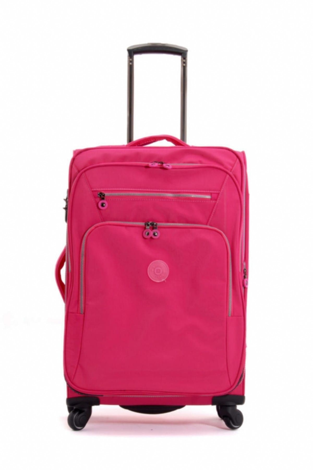 Pembe Unisex Orta Boy Valiz Mcsv118Ortapembe