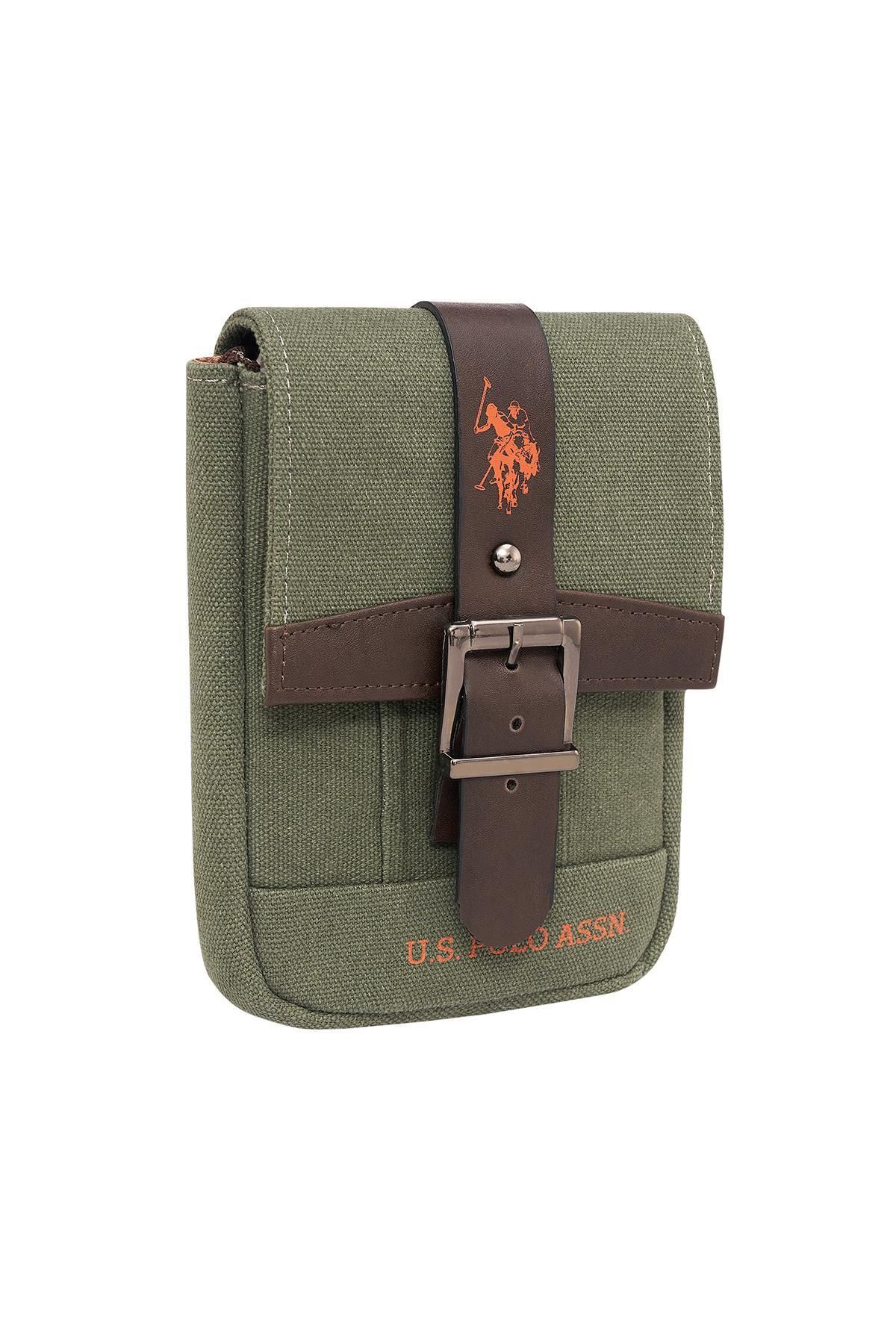 U.s. Polo Assn. 24546 Kanvas Kumaş Çapraz Çanta Telefonluk Haki
