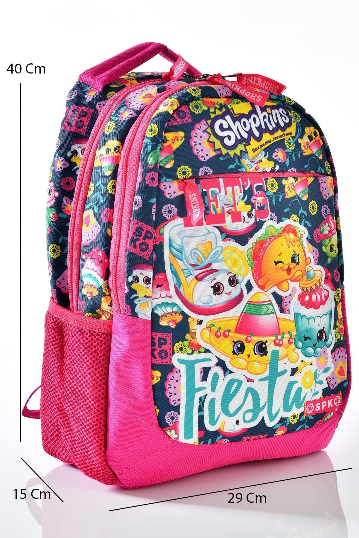 2159 Okul Sırt Çantası 3'lü Set Pembe