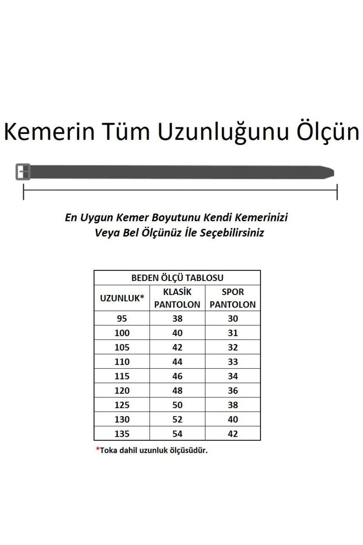 Hakiki Deri Erkek Kemeri
