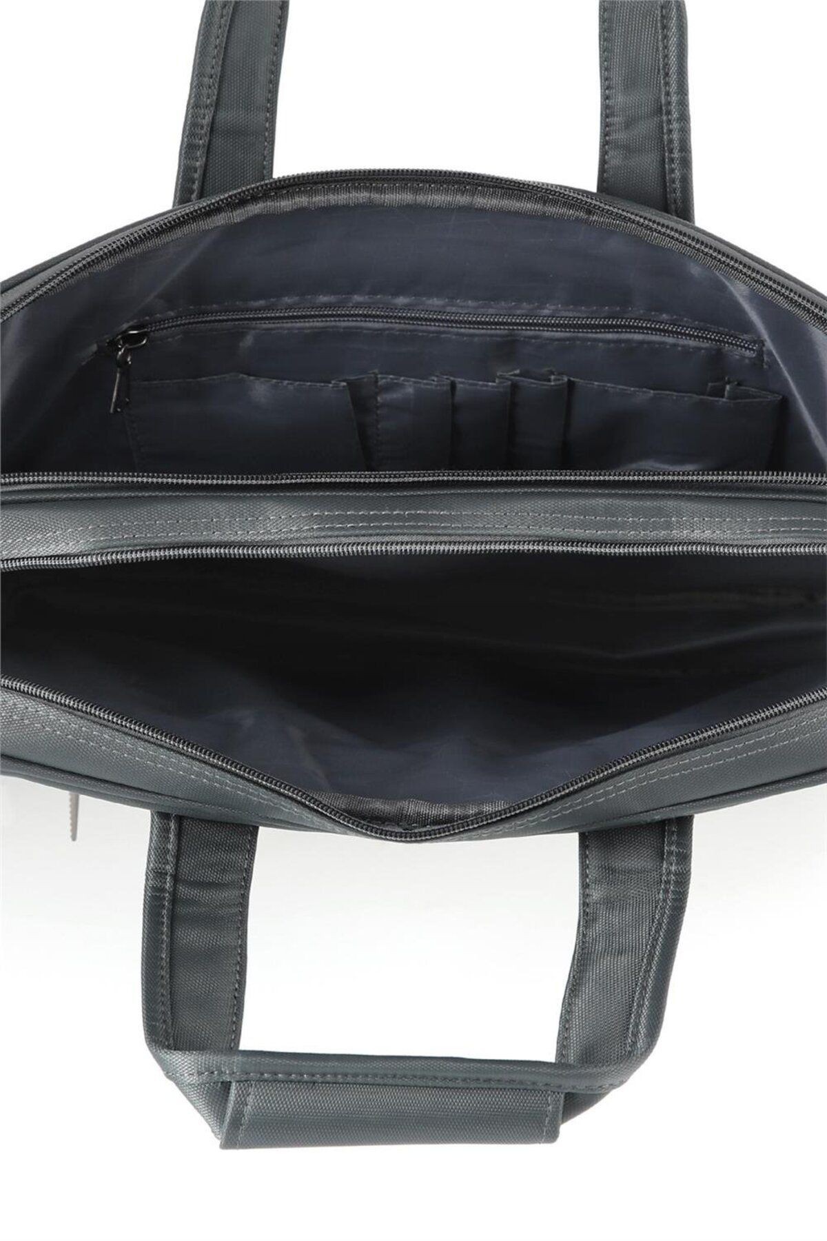 ÇÇS 71434 Omuz Askılı Evrak Çantası – 2 Gözlü, Körüklü, Çok Cepli, Polyester