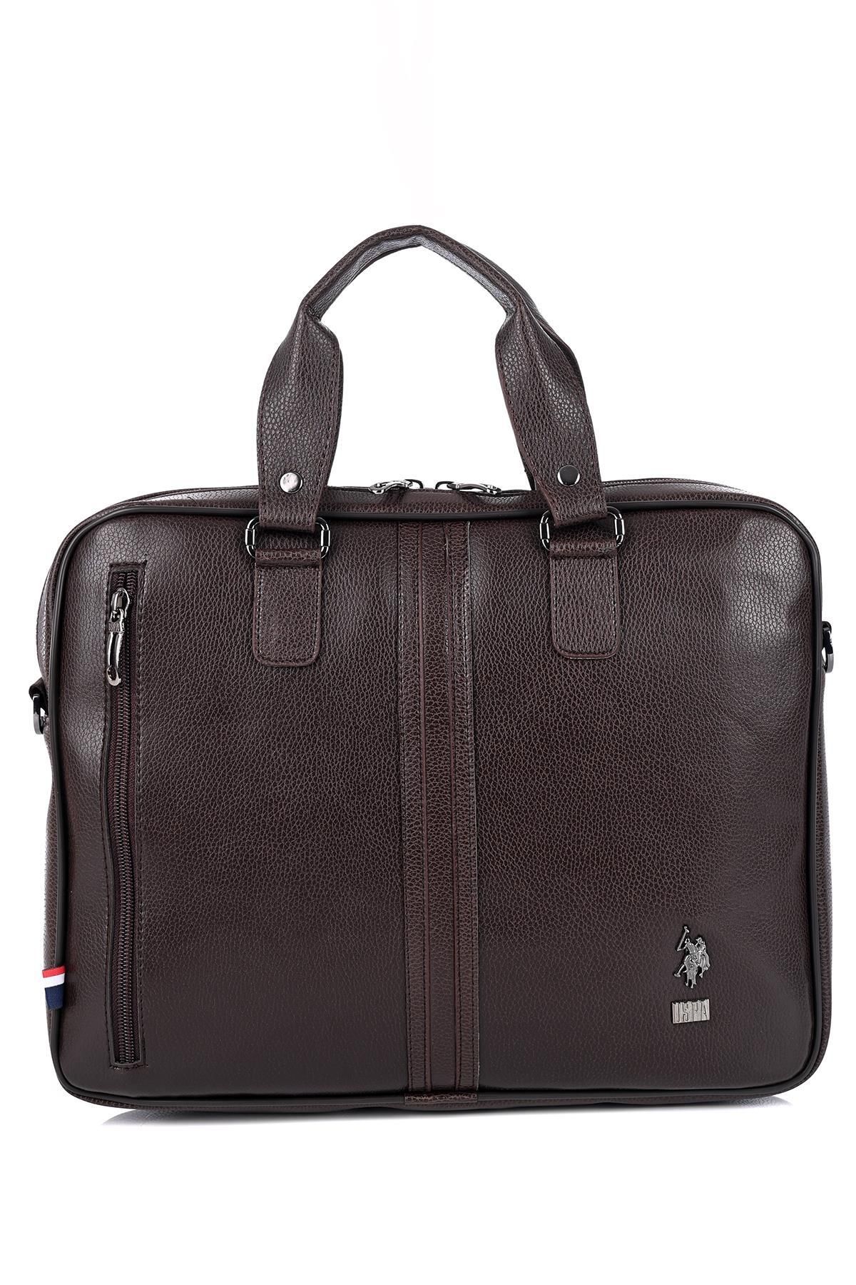 U.s Polo Assn. 6752 Erkek Evrak Çantası Kahverengi