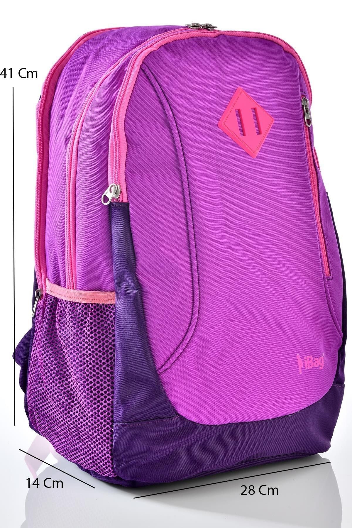 Ibag 14306 Okul Çantası 3' Lü Set Mor