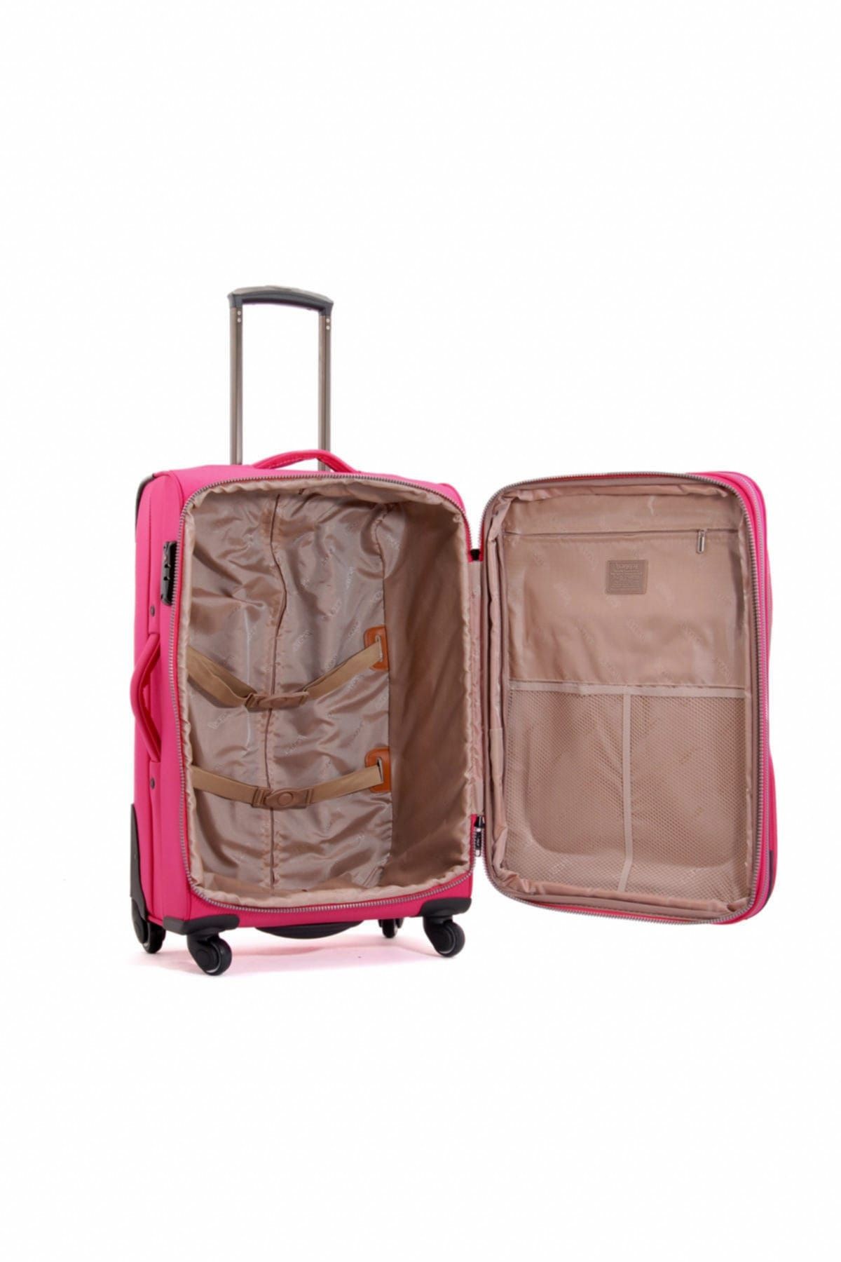 Pembe Unisex Orta Boy Valiz Mcsv118Ortapembe