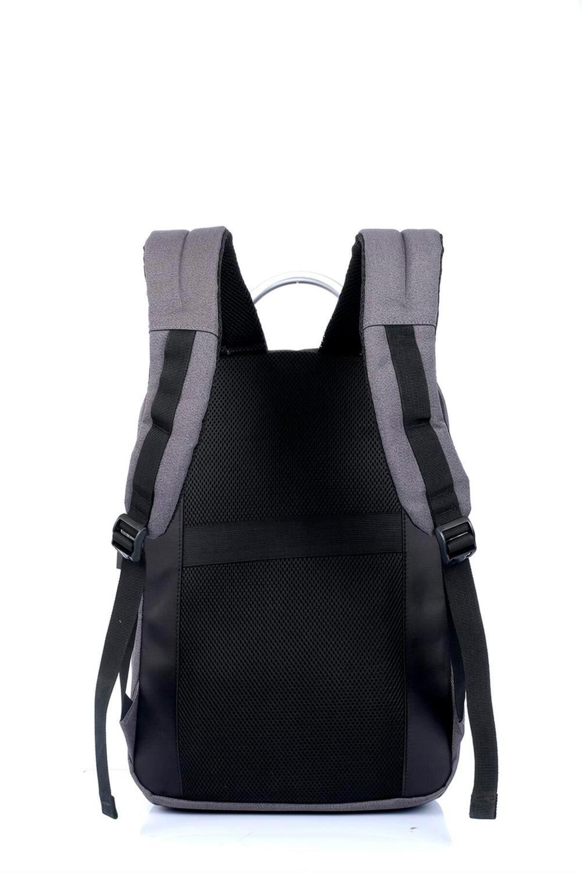 Unisex Gri Sırt Çantası
