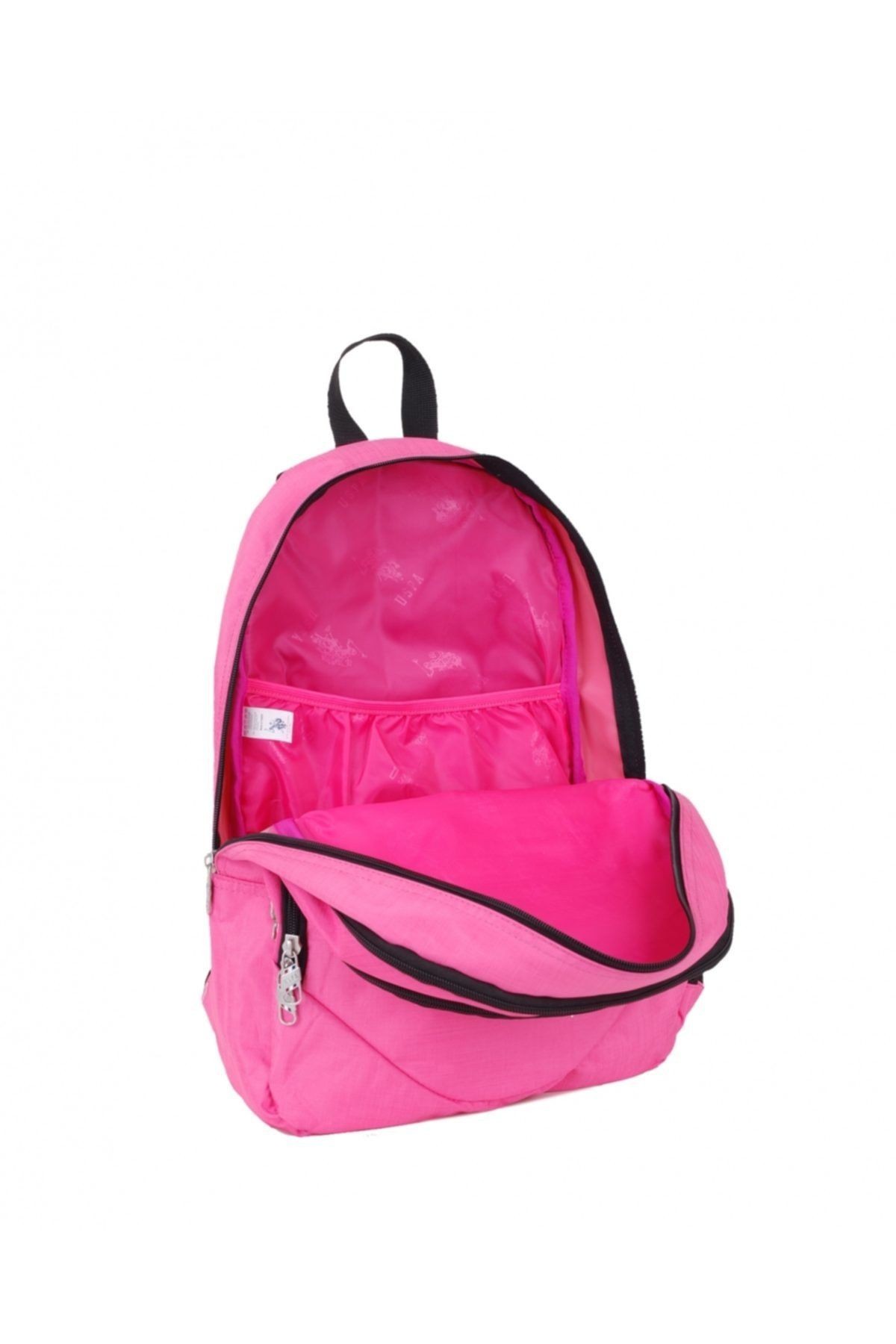 Pembe Unisex Us Polo Assn Imzalı Sırt Çantası Plçan8217