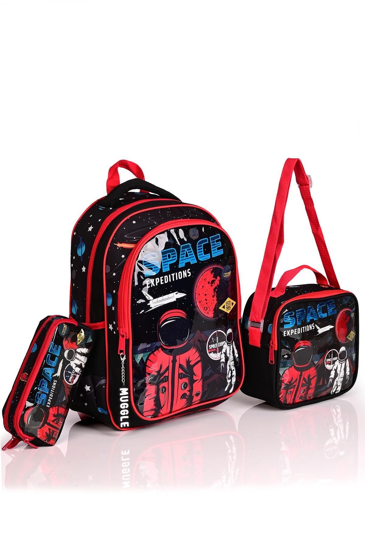 9132 Space Expeditions Okul Sırt Çantası 3'Lü Set