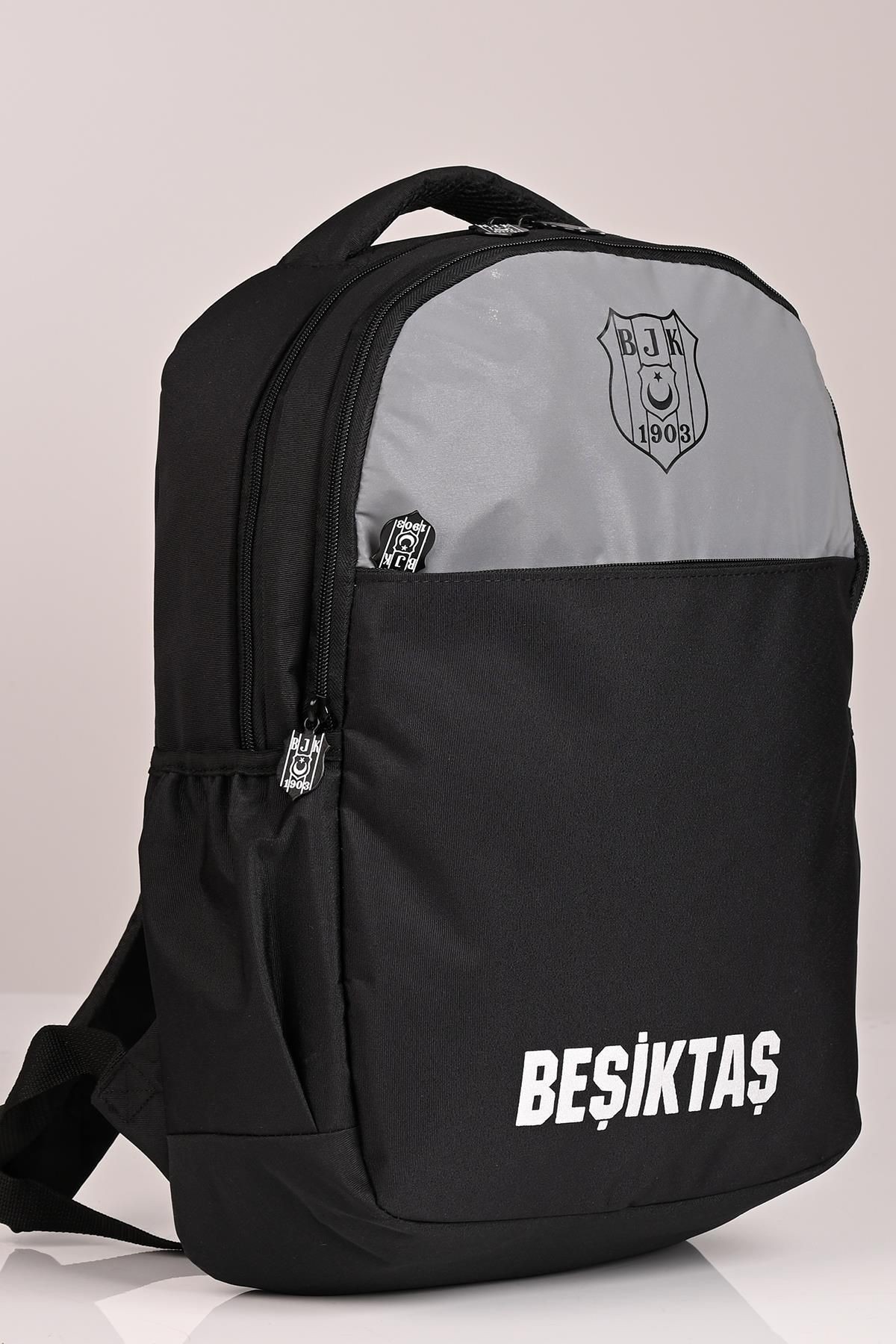 24319 Reflektör Detaylı Lisanslı Okul Sırt Çantası Siyah