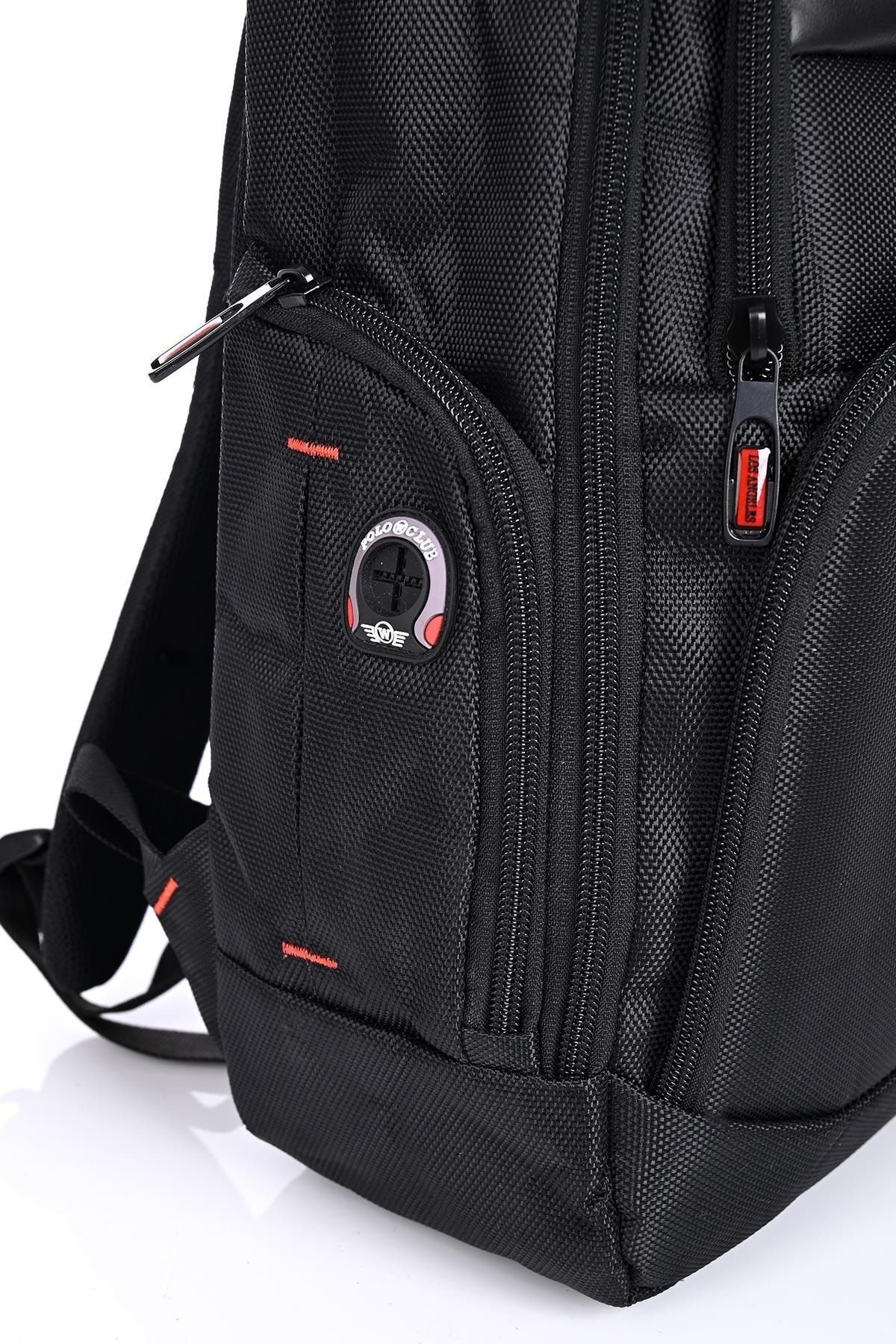 9805 Laptop Bölmeli Sırt Çantası Siyah