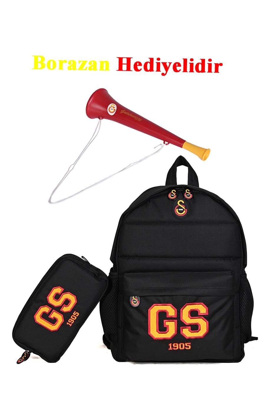 Galatasaray 25525 Lisanslı Sırt Çantası ve Kalemlik Seti + (Hediyeli)