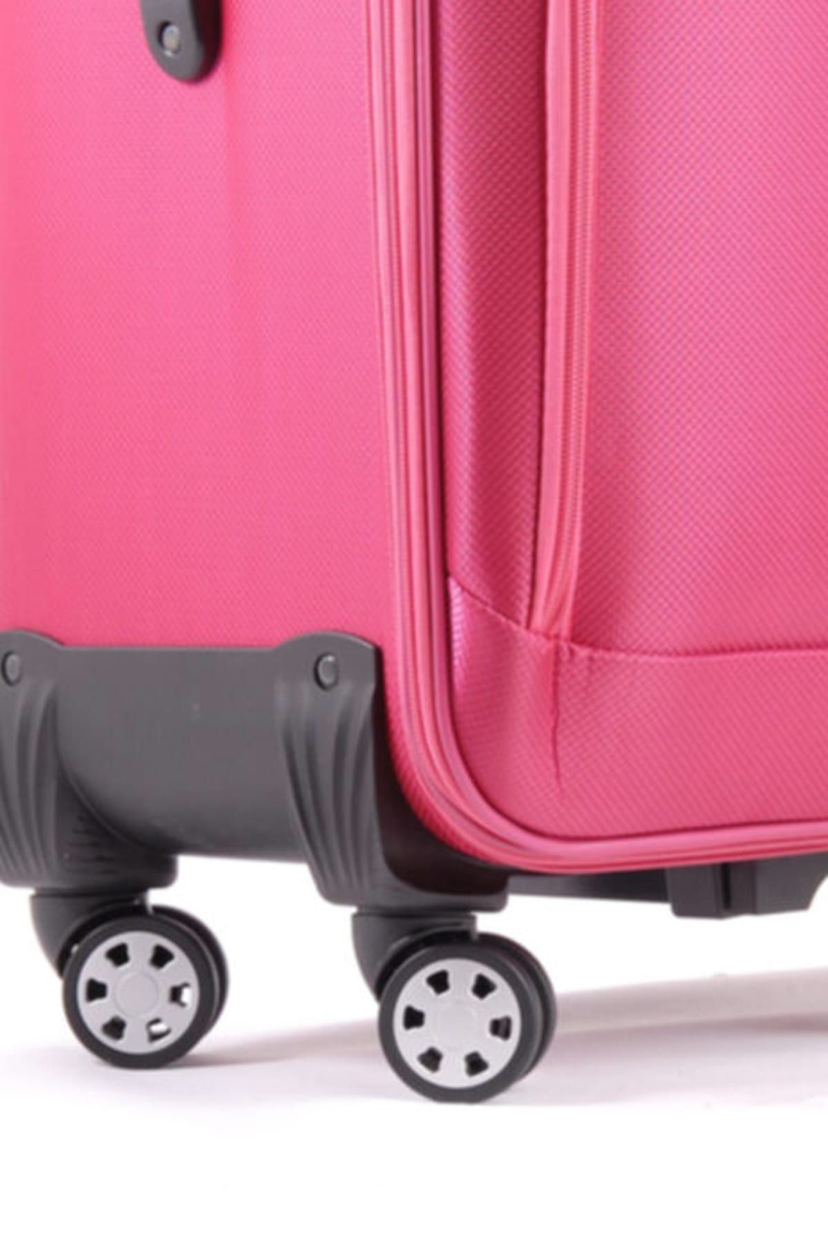 Pembe Unisex 3'Lü Valiz Seti Ccs089Setpembe