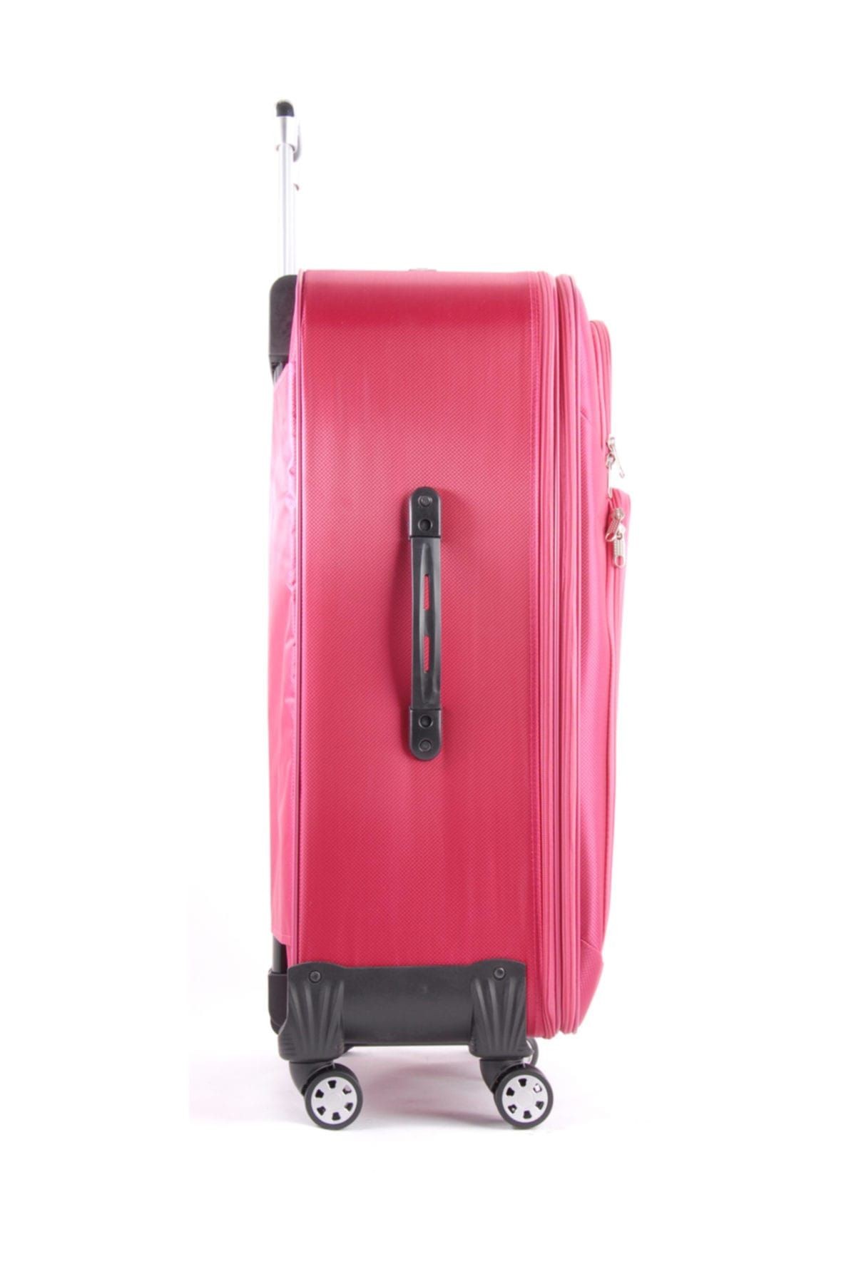 Pembe Unisex 3'Lü Valiz Seti Ccs089Setpembe