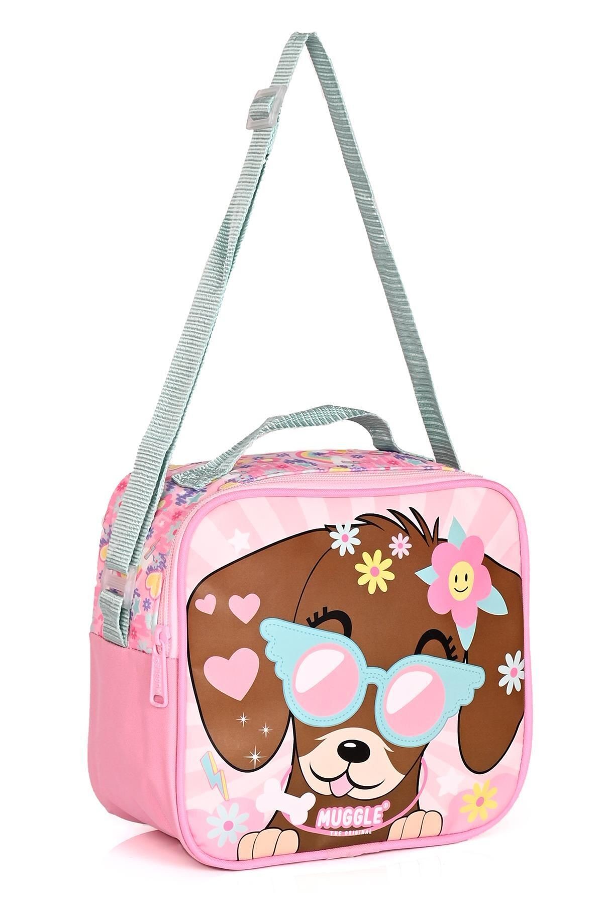 9008 Cute Dog Okul Sırt Çantası 3'Lü Set