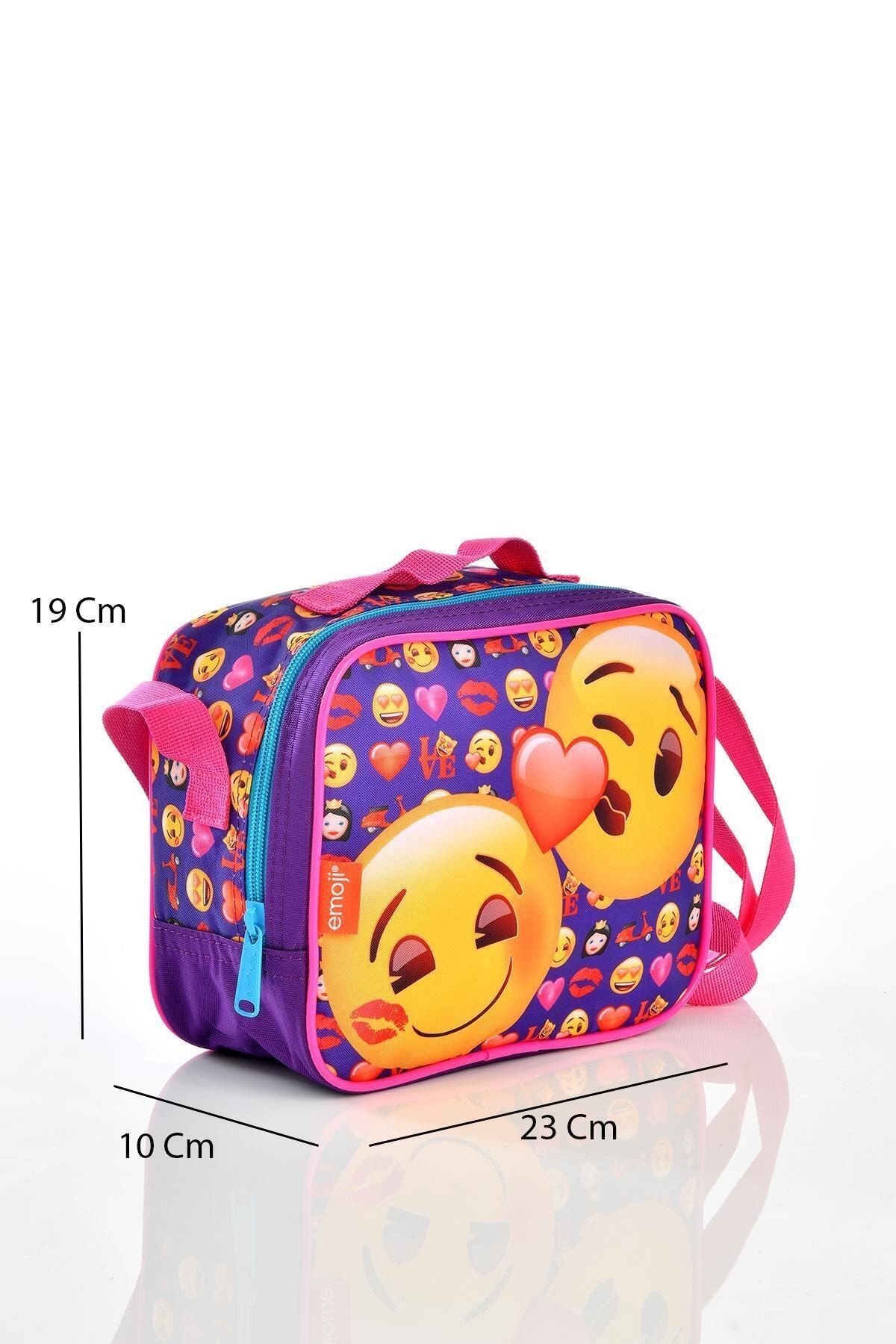 22815 Emoji Beslenme Çantası Pembe