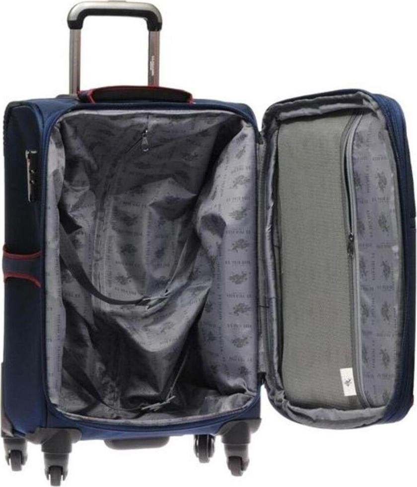 U.S. Polo Assn. PLVLZ9103A Kumaş Valiz Büyük Boy Lacivert