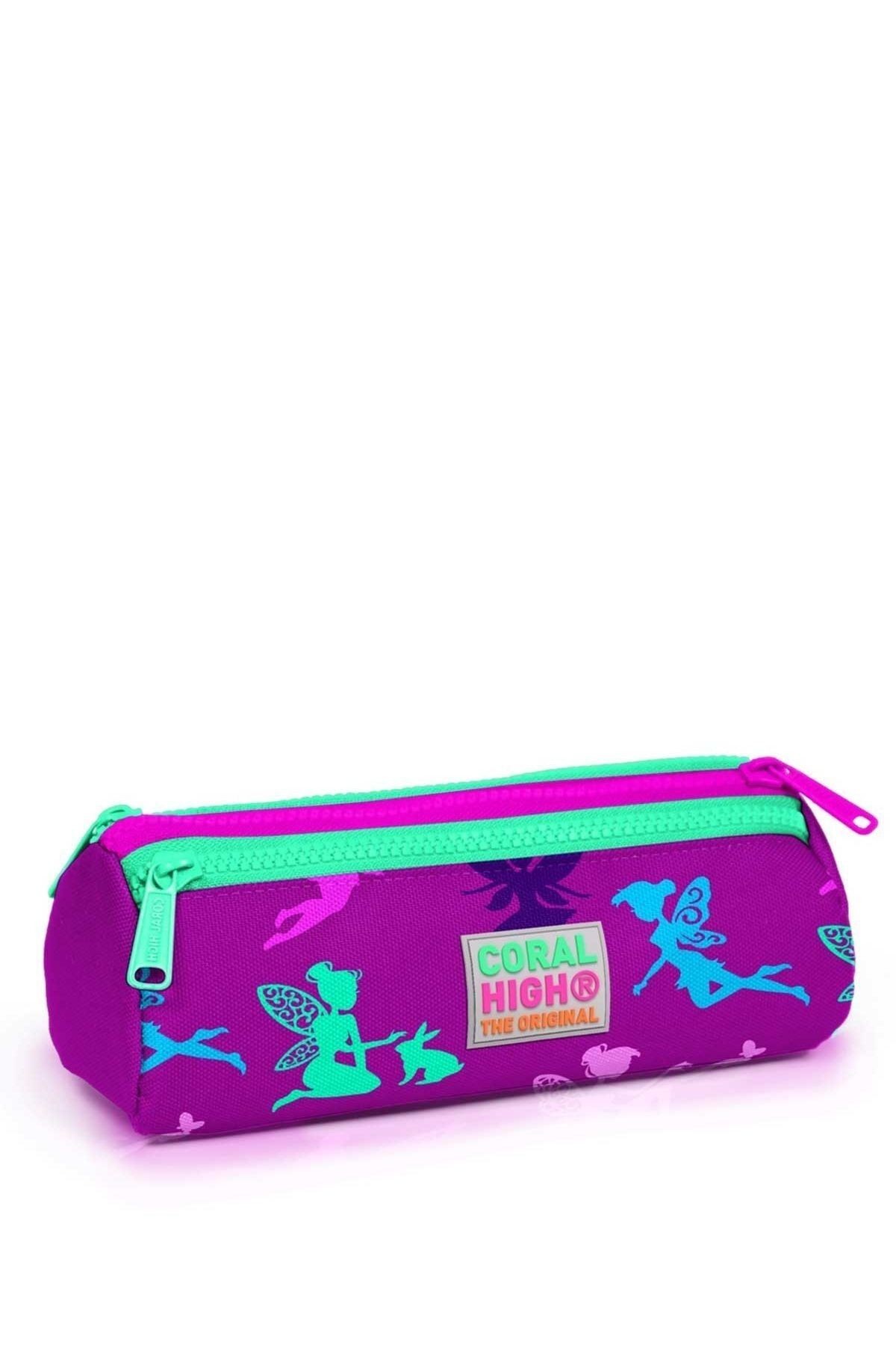 Unisex Çocuk Coral High 3 Bölmeli Çocuk Kalemlik 22314