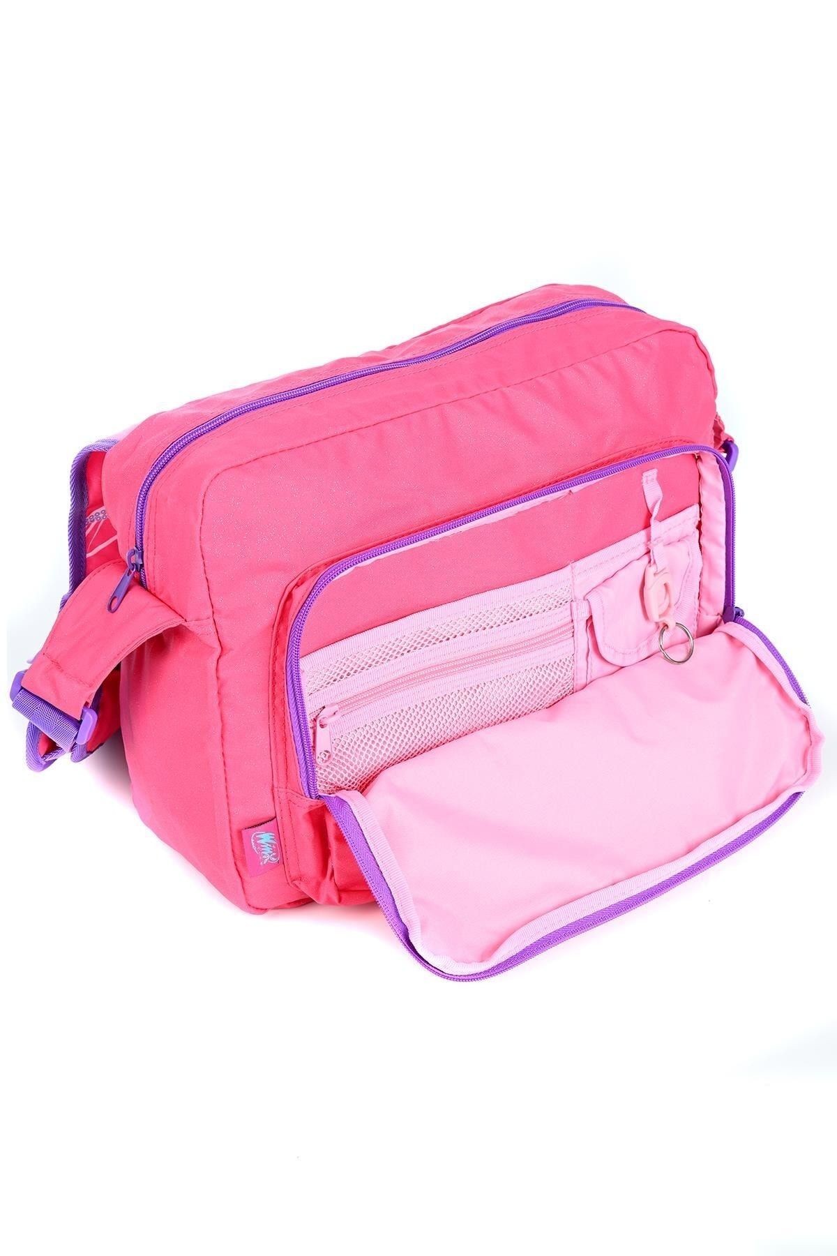 62490 Omuz Askılı Postacı Çanta Pembe
