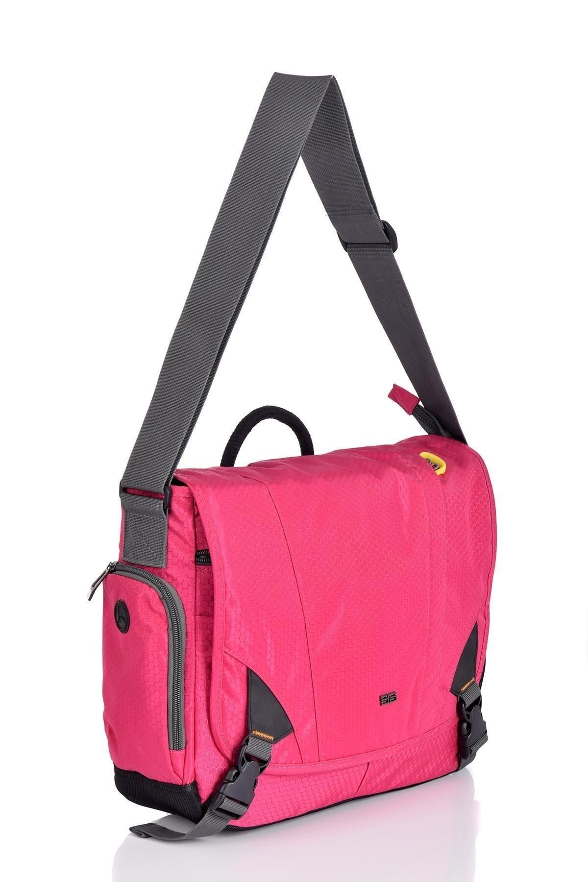 Ççs 30667 Laptop Bölmeli Postacı Çanta Pembe