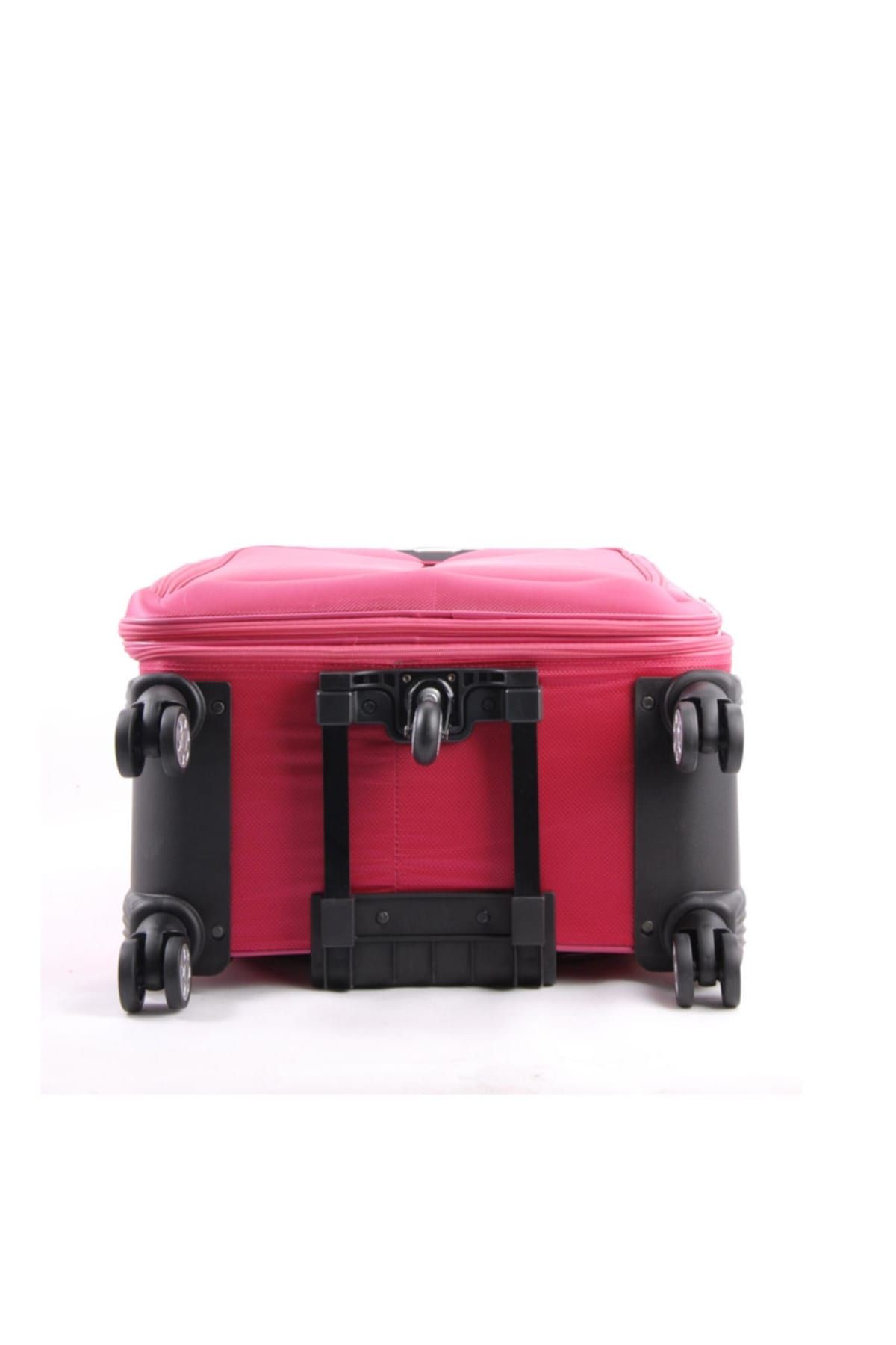 Pembe Unisex 3'Lü Valiz Seti Ccs089Setpembe