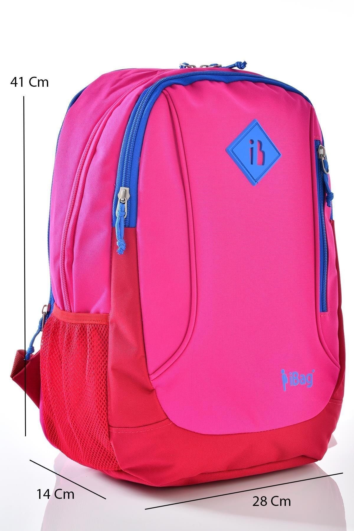 Ibag 13914 Okul Çantası 3' Lü Set Pembe