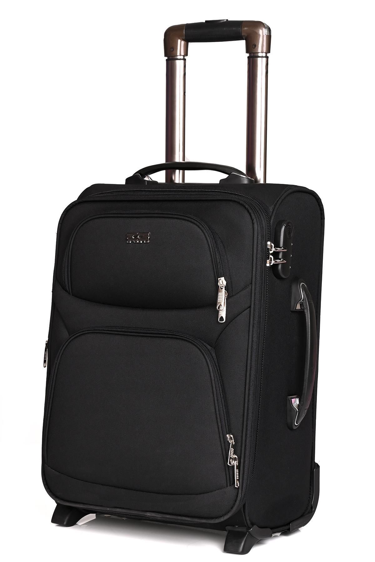 Ground 2 Tekerlekli Kabin Boy Valiz – Şık ve Dayanıklı Kumaş Pilot Valiz, Hafif Tasarım