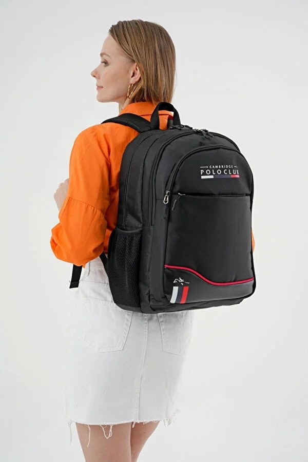 Cambridge Polo Club Unisex Şık Çok Gözlü Sırt Çantası - plcan2154