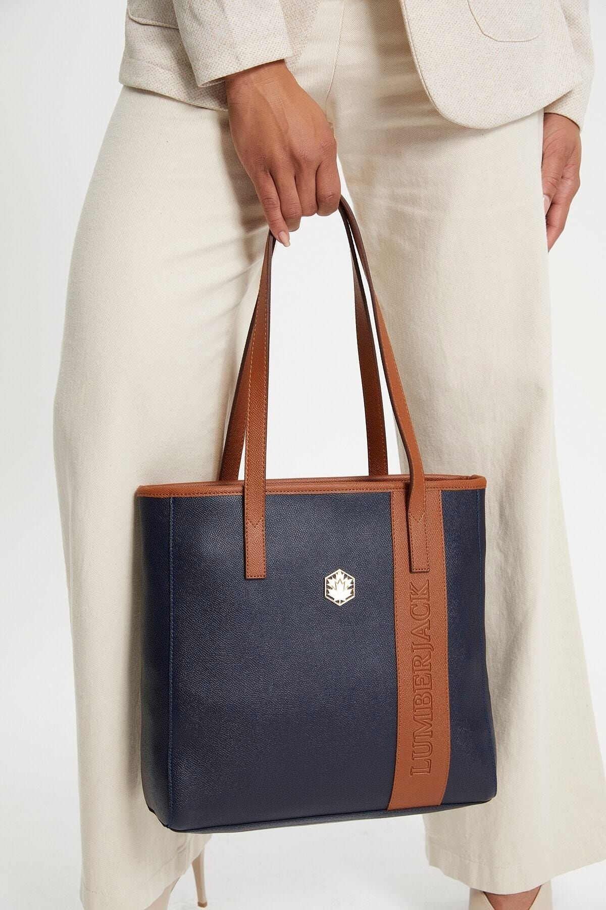 21750 Kadın Çantası Lacivert Taba