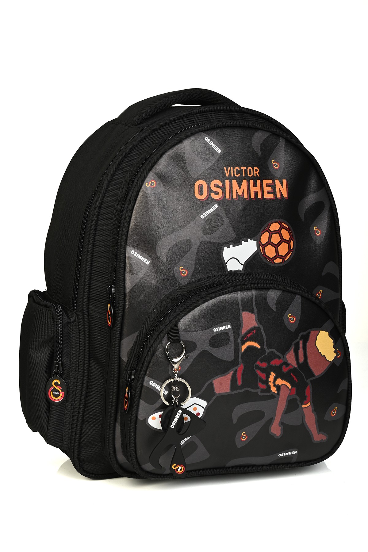 Galatasaray 25586 Victor Osimhen Lisanslı 4'lü Okul Seti (Sırt Çantası + Beslenme Çantası + Kalemlik + Matara)