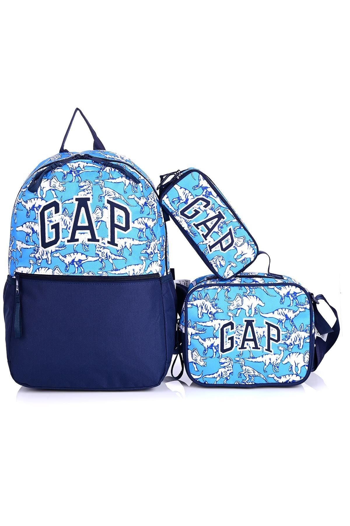 Gap 75656 Okul Sırt Çantası 3'lü Set Lacivert Mavi