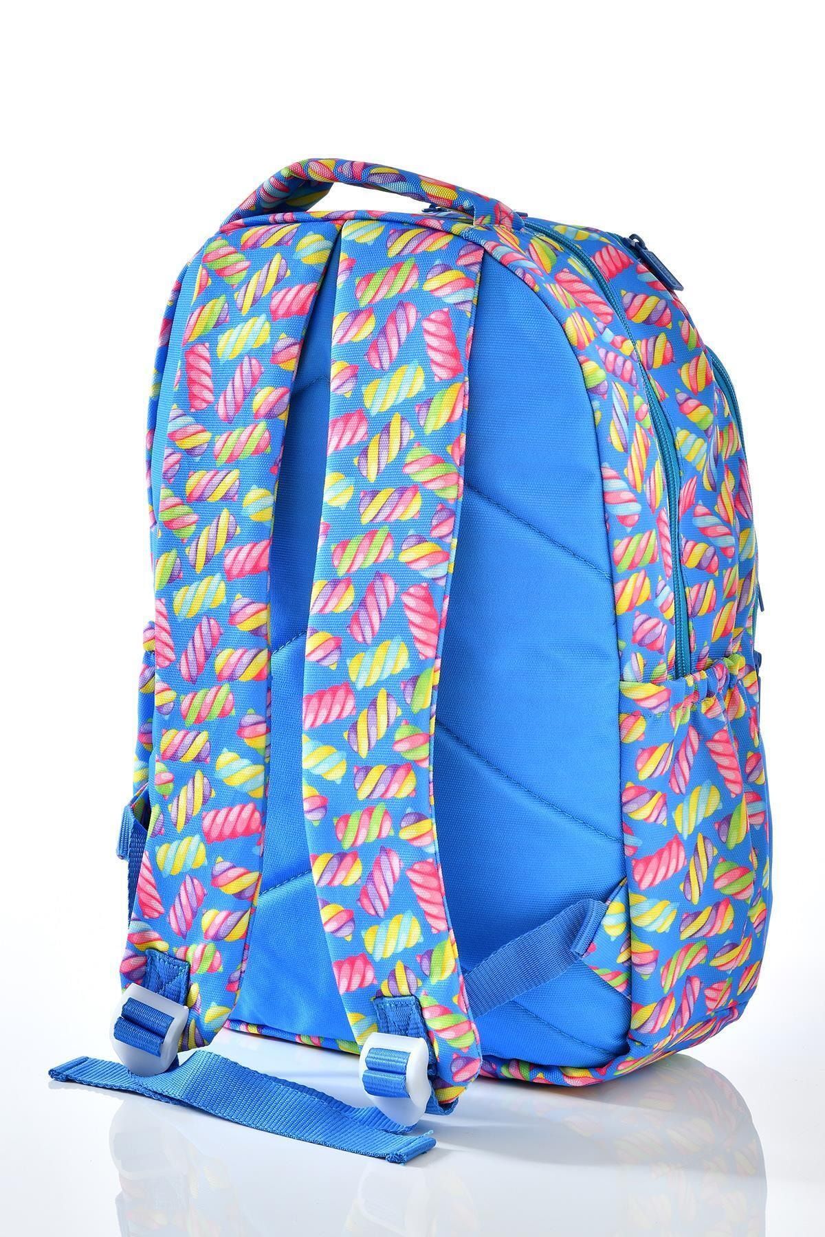 Kıds Love Marsmallow Simli Okul Sırt Çantası L5020 Beslenme Çantalı Set