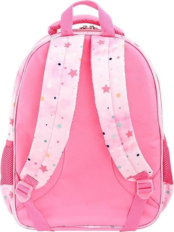 MU-9060 Gökkuşağı Desenli Ilkokul Sırt Çantası Pembe