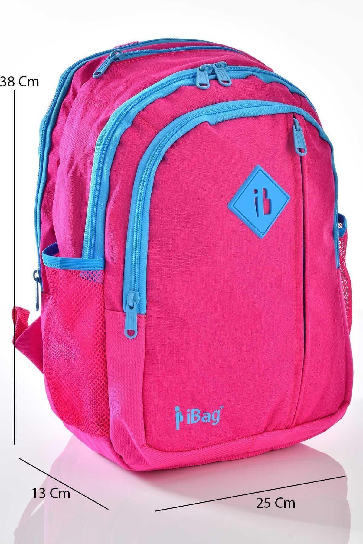Ibag 14334 Okul Çantası 3' Lü Set Pembe